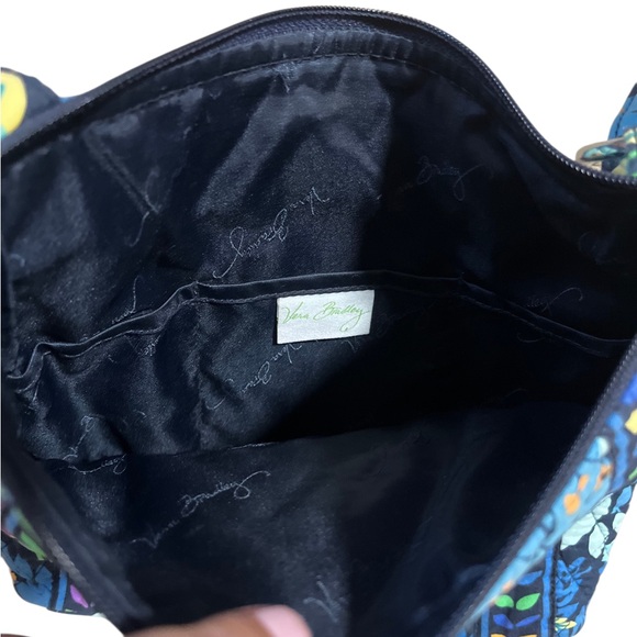 Vera Bradley Vibrant Floral Crossbody Bag - Blue and Green - Picture 2 of 3